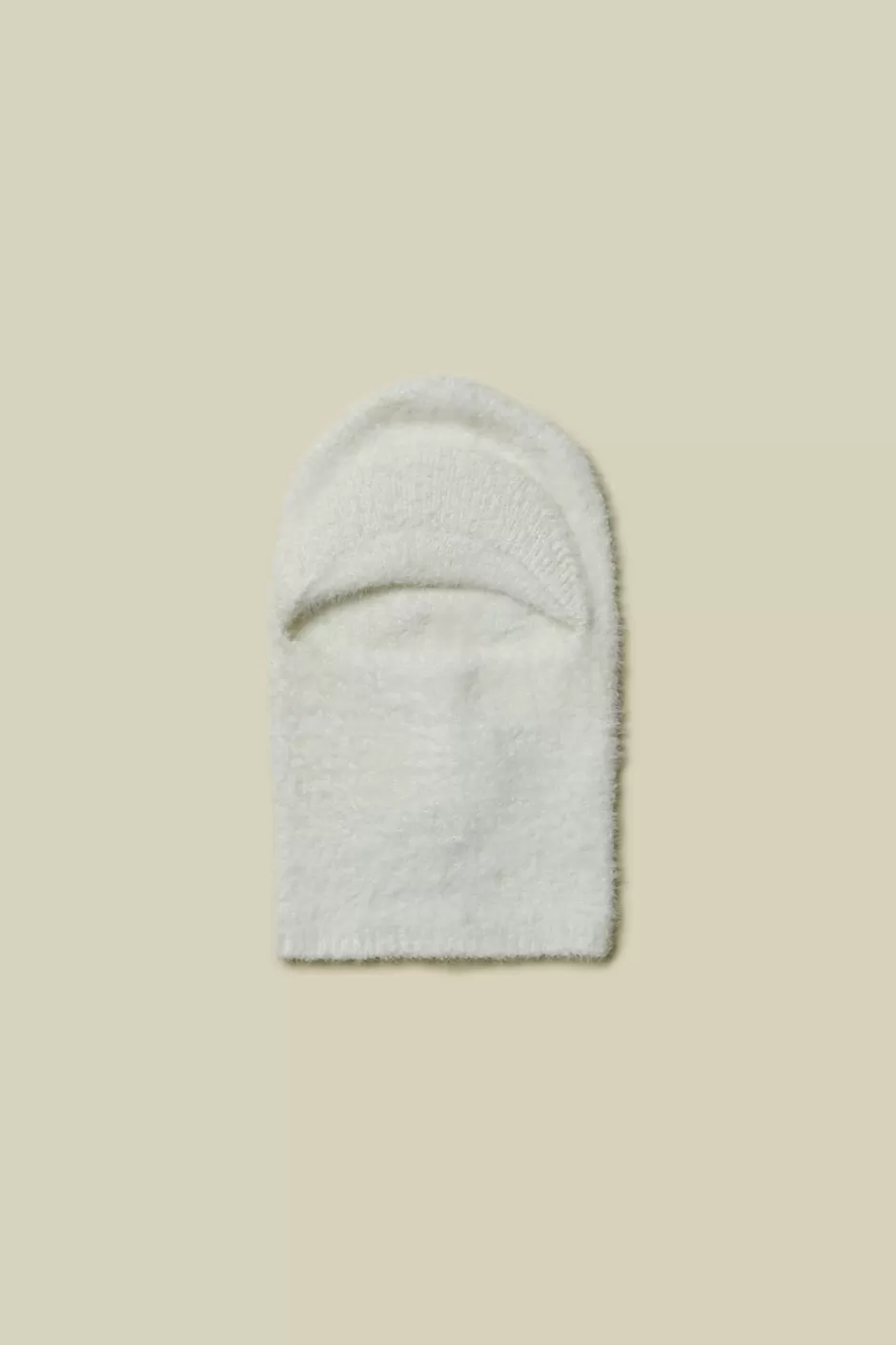 Accessori | Peserico Balaclava Effetto Pelliccia Con Visiera Bianco naturale