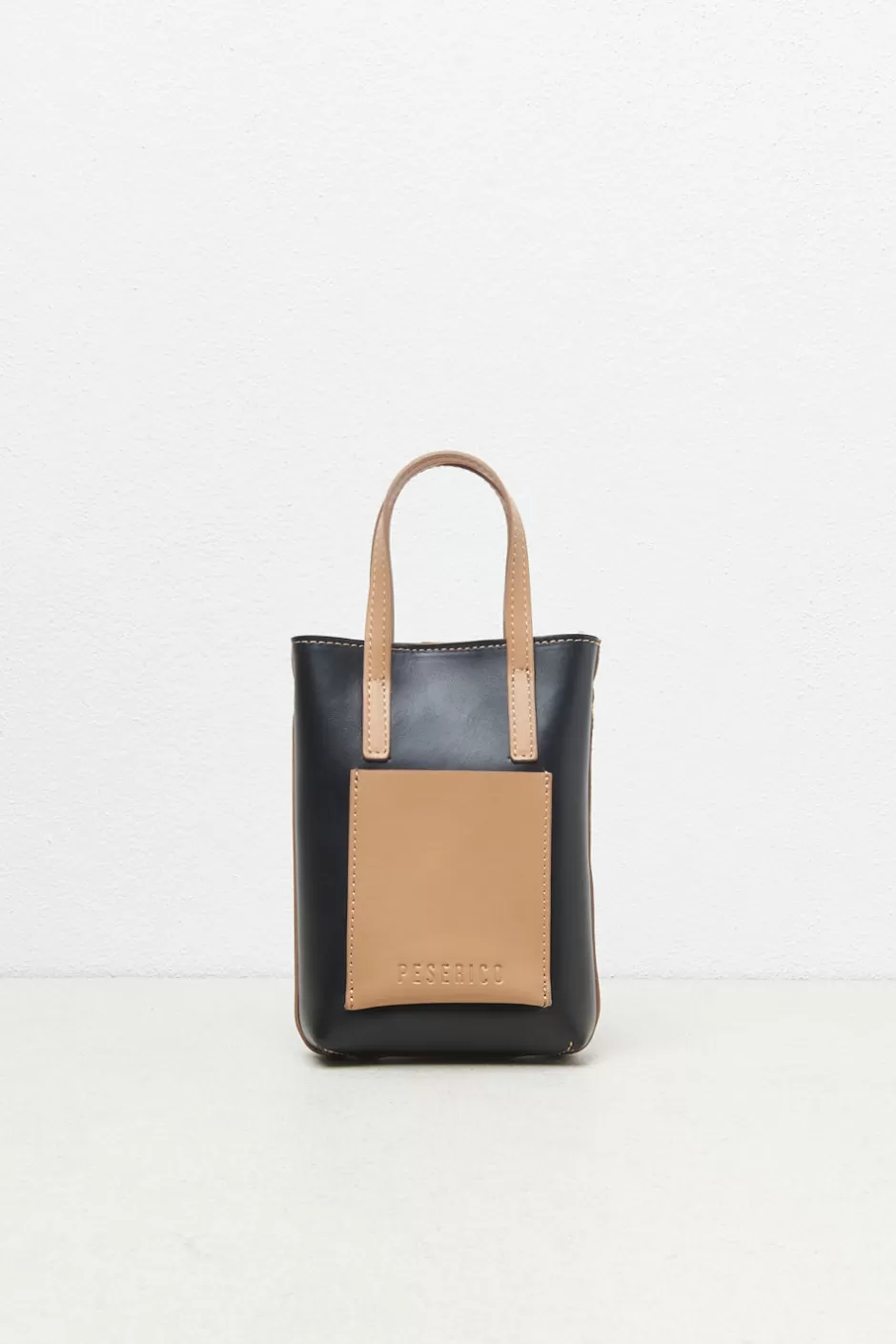 Accessori | Borse | Peserico Borsa Micro Portacellulare In Vera Pelle Nero