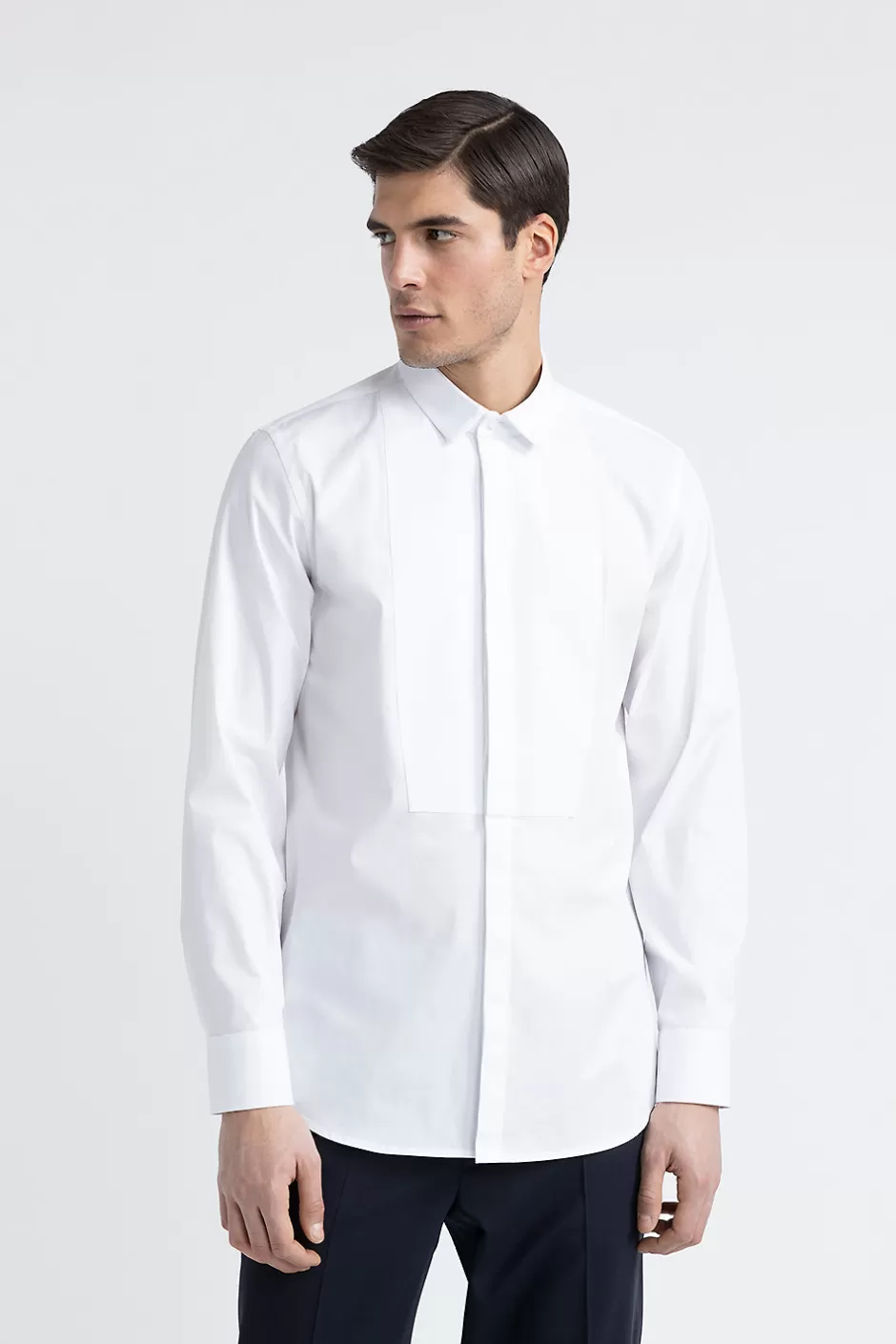 Camicie | Peserico Camicia Evening In Cotone Bianco Puro