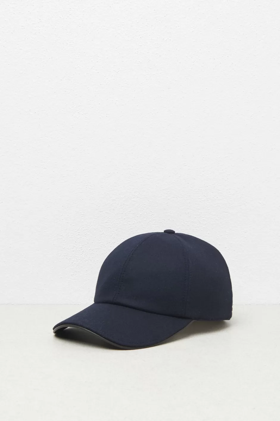 Accessori | Peserico Cappello Baseball In Misto Cashmere Blu calamaio