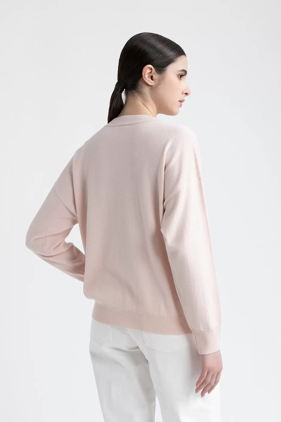 Maglieria | Peserico Maglia Con Scollo A V In Lana, Seta E Cashmere Albeggio