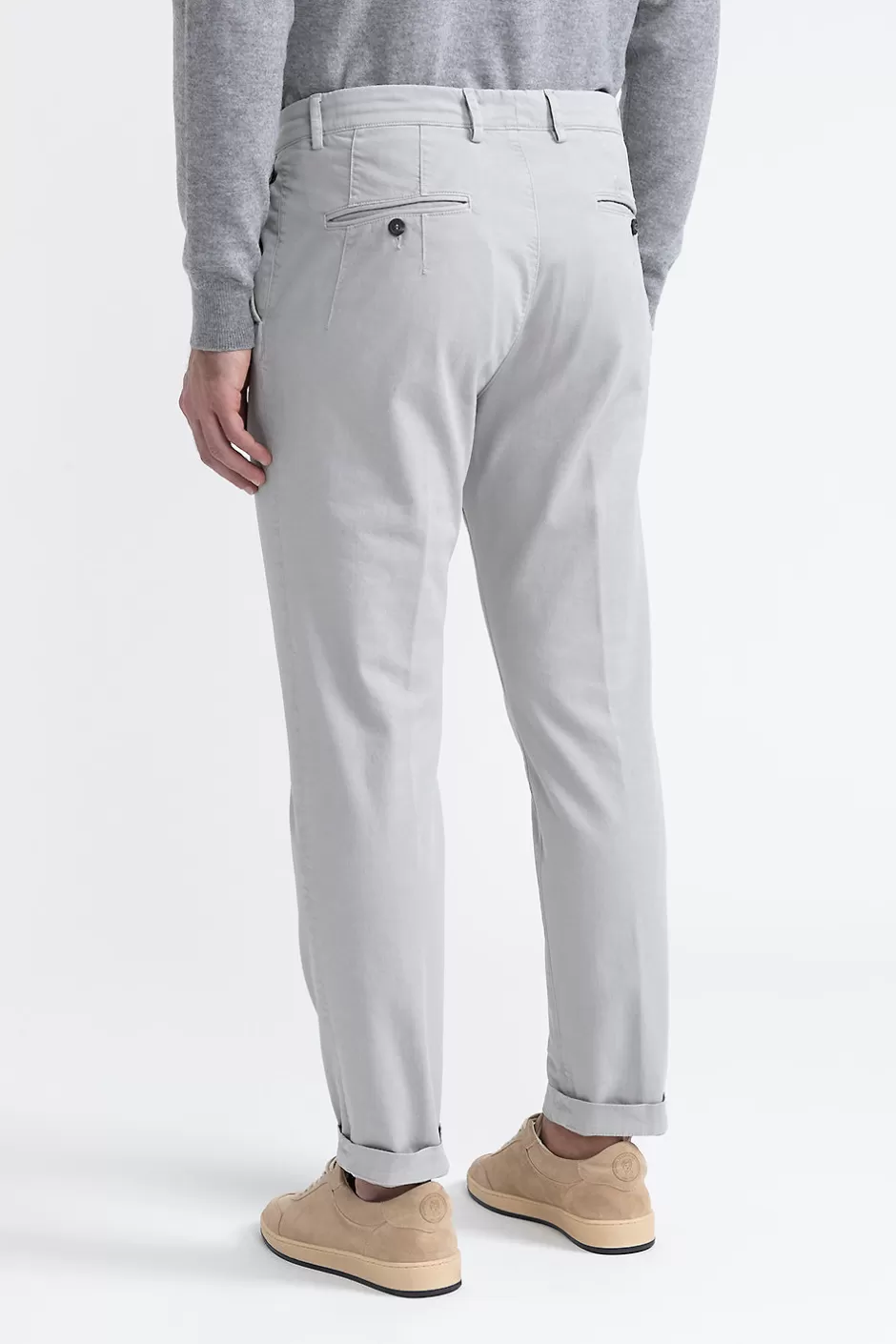 Pantaloni | Peserico Pantalone Chino In Cotone Stretch Granito