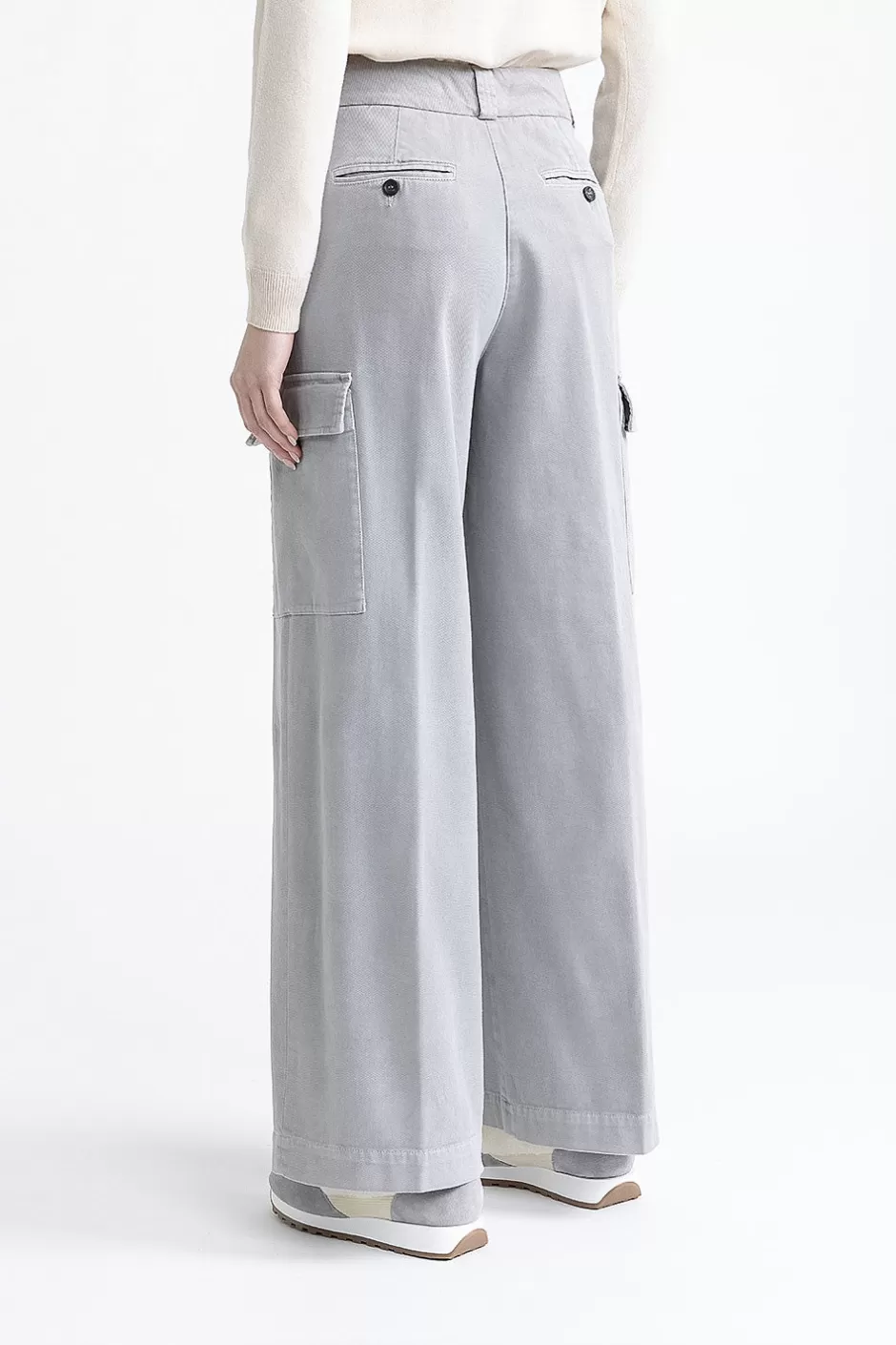 Pantaloni | Peserico Pantalone Con Pinces Granito