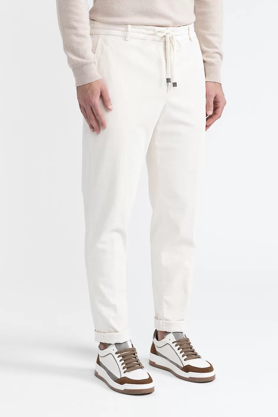 Pantaloni | Peserico Pantalone Jogger In Velluto Di Cotone Carpino